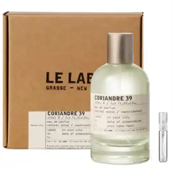 Le Labo Coriandre 39 - Eau de Parfum - Perfume Sample - 2 ml